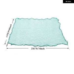 車用 汎用 グリーン トラック カーゴアクセサリールーフポリエチレンプロフェッショナルトレーラーネットエクステンドメッシュカバー キャリア用強力 - 1.5Mx2M