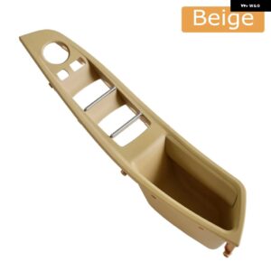 BMW F10 LCI 518D 520D 520DX 520I 2012-16 左フロント インテリア インナードア パネル 運転席 ボタン スイッチ フレーム 収納 ボックス - Beige-Panel