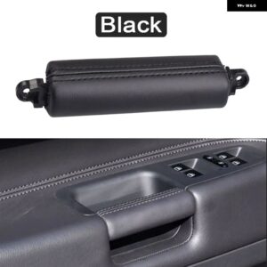 LHD RHD 内装運転席ドアレザープルハンドル VW フォルクスワーゲン トゥアレグ 2003 - 09 交換用 - black