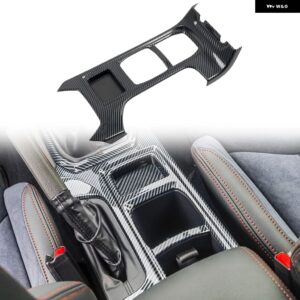 スバル WRX STI 2022 2023 2024 カーボンルック インテリア デコレーション カバー トリム カーアクセサリー スタイリング - console gear cover