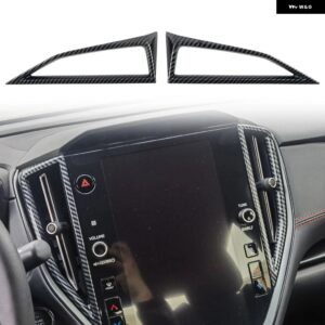 スバル WRX STI 2022 2023 2024 カーボンルック インテリア デコレーション カバー トリム カーアクセサリー スタイリング - navigation cover