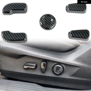 スバル WRX STI 2022 2023 2024 カーボンルック インテリア デコレーション カバー トリム カーアクセサリー スタイリング - seat adjust cover