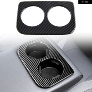 スバル WRX STI 2022 2023 2024 カーボンルック インテリア デコレーション カバー トリム カーアクセサリー スタイリング - rear water cup trim