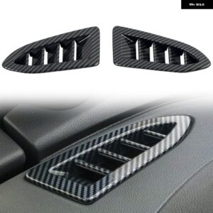 スバル WRX STI 2022 2023 2024 カーボンルック インテリア デコレーション カバー トリム カーアクセサリー スタイリング - front vent cover