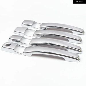 三菱 パジェロ V80 V93 V95 V97 V98 2007-2021 クローム 外装 ドアハンドル ハンドルボウル フレーム カバー トリム カー スタイリング - Handles