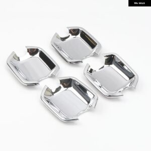 三菱 パジェロ V80 V93 V95 V97 V98 2007-2021 クローム 外装 ドアハンドル ハンドルボウル フレーム カバー トリム カー スタイリング - Handles Bowls