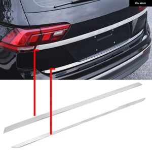 VTEAR VW TIGUAN 2020-2017 リアテール トランク ドア トリム 外装 モールディング ステンレス アクセサリー オートテールゲート - A Whole Set