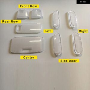 トヨタ プラド FJ120 / レクサス GX470 2003-2009 プラスチック 製サイドドアルーフ読書灯 LED 電球 ランプシェード カバー キット カー スタイリング - All