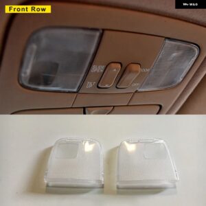 トヨタ プラド FJ120 / レクサス GX470 2003-2009 プラスチック 製サイドドアルーフ読書灯 LED 電球 ランプシェード カバー キット カー スタイリング - front