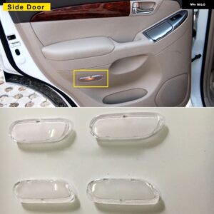 トヨタ プラド FJ120 / レクサス GX470 2003-2009 プラスチック 製サイドドアルーフ読書灯 LED 電球 ランプシェード カバー キット カー スタイリング - Side Door