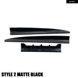 ルノー クリオRS スポーツ 2006 - 12 車用 リアルーフスポイラー トランク テールウィング アクセサリー - Sty2 Matt black