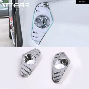VTEAR トヨタ RAV4 アクセサリー 2021 2020 フロント フォグランプ フレーム フロント フォグライト アイブロウ トリム カバー 外装 カスタム パーツ - Style 5