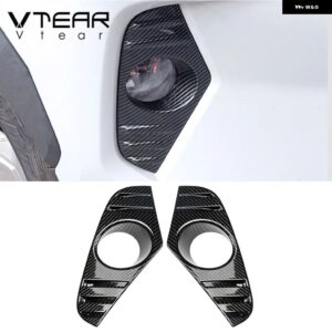 VTEAR トヨタ RAV4 アクセサリー 2021 2020 フロント フォグランプ フレーム フロント フォグライト アイブロウ トリム カバー 外装 カスタム パーツ - Style 6