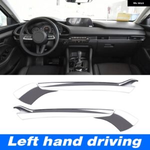 マツダ3 BP アクセサリー バックミラー 装飾 トリム カバー ABS クローム 車 外装 カスタム セダン/ ハッチバック 2019-2022 - LHD