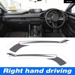 マツダ3 BP アクセサリー バックミラー 装飾 トリム カバー ABS クローム 車 外装 カスタム セダン/ ハッチバック 2019-2022 - RHD