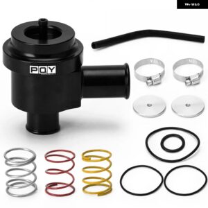 アルミ製再循環ダイバーター バルブ ターボ BOV ブースト フォルクスワーゲン ゴルフ ジェッタ 2000-2005 アウディ 1.8T 2.7T 1998-2006 LZ-BOV04 - Dark Grey