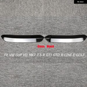 OETTINGER ルーフスポイラー エクステンション フラップ リアウィング VW ゴルフ VII MK7 7.5 R GTI GTD R-LINE E-GOLF グロスブラック 2012-2020 - Gloss Black
