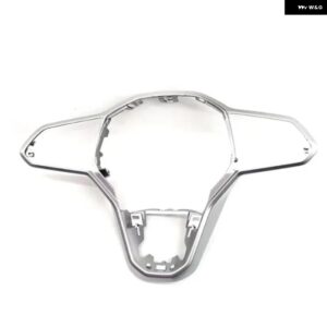 VW ゴルフ MK8 ID4 LCD タッチ ステアリングホイール フレーム ステアリングホイール キー フレーム ブラックグレー - sliver