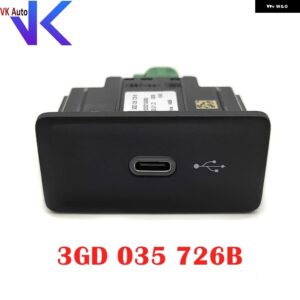 MQB パサート B8 B8.5 B9 USB タイプC アウター電話電源 インターフェース 3GD035726 3GD 035 726 B - 1 pcs