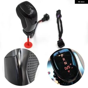 VW パサート B7/B8 ゴルフ MK6/7 ティグアン シュコダ オクタビア CC シロッコ DSG オートマチック ギア シフト ノブ レバー シフター ヘッドボール LED - Piano Punch Red