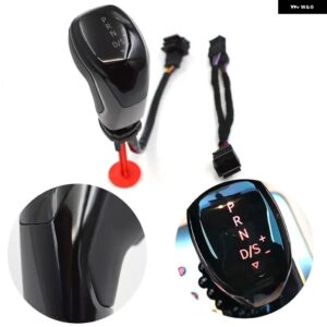 VW パサート B7/B8 ゴルフ MK6/7 ティグアン シュコダ オクタビア CC シロッコ DSG オートマチック ギア シフト ノブ レバー シフター ヘッドボール LED - Piano Leather Red