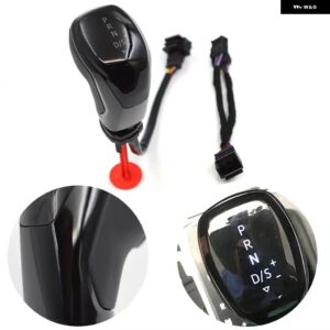 VW パサート B7/B8 ゴルフ MK6/7 ティグアン シュコダ オクタビア CC シロッコ DSG オートマチック ギア シフト ノブ レバー シフター ヘッドボール LED - Piano Leather White