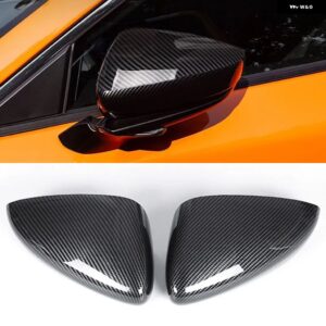 マツダ3 BP アクセサリー 2024-2019 バックミラー カバー 装飾 ABS クローム 外装 カスタム 自動車 - black