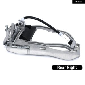 ドアハンドル キャリア 内側 外側 フロント リア 左 右 BMW X5 E53 51218243615 51218243616 51228243635 51228243636 - Rear　Right