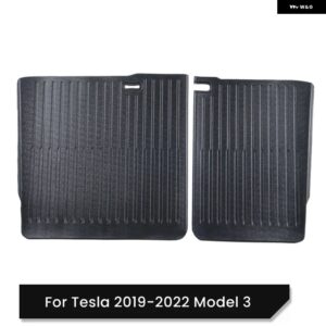 全ウェザー型スプリットライナー ペットマット 汚れ防止 パッド シートバック プロテクター カバー TPE リアバックレスト トランク マット テスラ モデル3+ - For 19-22 Model 3