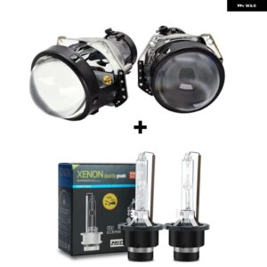 3.0インチ ヘッドライト レンズ HID バイ キセノン プロジェクターレンズ HELLA 3R G5 車用ライトアクセサリー RETROUSE D1S D2S D3S D4S BUBL - with　D2S　5K