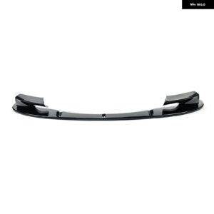 フロント バンパー リップスプリッター スポイラー ディフ??ューザー プロテクター ガード BMW E90 E92 E93 M3 2007-2013 光沢ブラックカーボンルック - Glossy Black