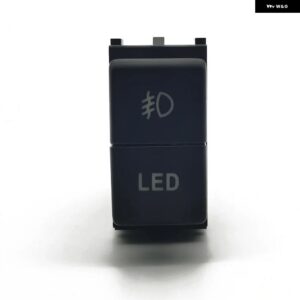 1個デュアルキースイッチデュアルスイッチ電源オンオフLEDライトバックミラー ヒータースイッチ ボタン 日産 パトロールY62 X-TRAIL T31 - fog and led