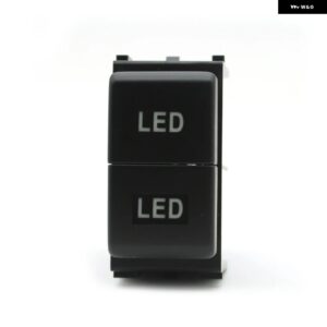 1個デュアルキースイッチデュアルスイッチ電源オンオフLEDライトバックミラー ヒータースイッチ ボタン 日産 パトロールY62 X-TRAIL T31 - Double LED