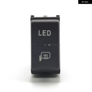 1個デュアルキースイッチデュアルスイッチ電源オンオフLEDライトバックミラー ヒータースイッチ ボタン 日産 パトロールY62 X-TRAIL T31 - led and mirror