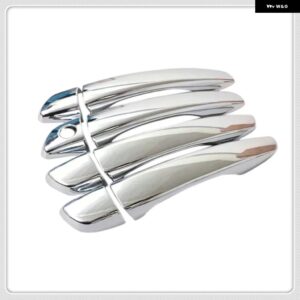 LHD プジョー 3008 5008 GT 2017-2023 508 2019-2023 クローム 外装 サイド ドアハンドル パネル カバー トリム カー スタイリング - Smart Keyless