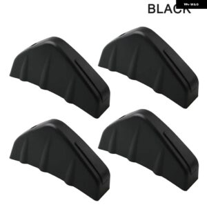 車用 カーボン リア バンパー シャークフィン ディフューザー プロテクター アンダースポイラー リップ トリム カバー ウィングスプリッターアクセサリー - black