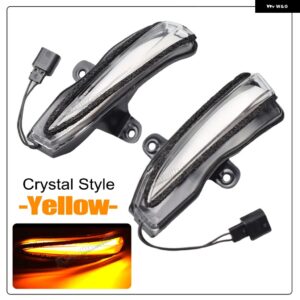 マツダ CX-3 CX3 2016 2017 2018 CX-4 CX4 CX-5 CX5 KE 2016 LED ダイナミックウィンカーライト サイドミラー インジケーター ウインカー 2個 - Yellow-crystal