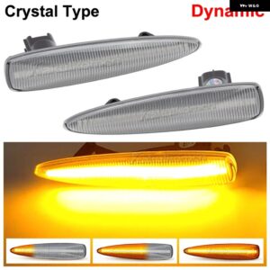 レクサス LED ダイナミックサイドマーカー ウィンカーライト シーケンシャル ウィンカーライト 2個 IS F LS460/460L 600HL LX570 - Dynamic Crystal