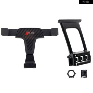 アウディ Q3 2012-2018 左ハンドル 専用 車用重力式電話 ホルダー エアベント マウント モバイル スタンド 車用電話 ホルダー ダッシュボード マウント - Carbon　Fiber　Black