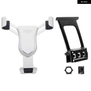 アウディ Q3 2012-2018 左ハンドル 専用 車用重力式電話 ホルダー エアベント マウント モバイル スタンド 車用電話 ホルダー ダッシュボード マウント - Silver