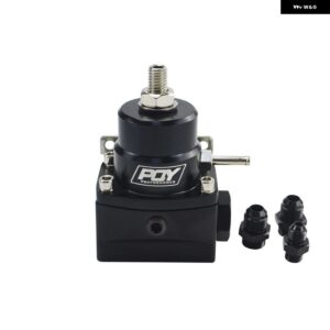 LIZHI RACING - AN8 高圧燃料レギュレーター ブースト付き - 8AN 8/8/6 EFI 燃料圧力レギュレーター ゲージ付き LZ7855 - black no oil gauge