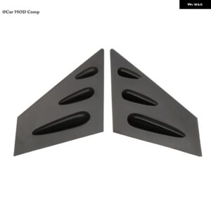 カーアクセサリー スバル WRX STI セダン 2015-2020 ABS フロントウィンドウルーバーシャ??ッターカバー トリム 2個 - Matte Black