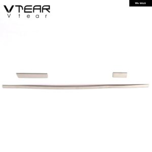 VTEAR マツダ3 BP アクセラ 2019 - 22 アクセサリー カー セントラ ル コントロール パネル インテリア モールディング 自動車 カスタム - Silver