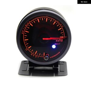 DRAGON GAUGE 60MM ブースト/水温/油温/ 油圧 /電圧/回転数/空燃比/排気ガスゲージ ブラックカラー デュアルLEDカラー ディスプレイ - Air Fuel ratio