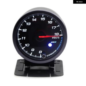 DRAGON GAUGE 60MM ブースト/水温/油温/ 油圧 /電圧/回転数/空燃比/排気ガスゲージ ブラックカラー デュアルLEDカラー ディスプレイ - Volts