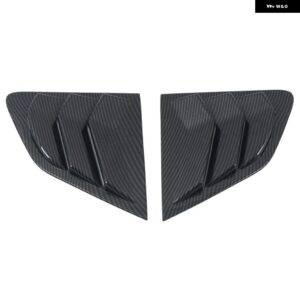 日産 キャシュカイ J11 / ローグ スポーツ 2015-2020 カーアクセサリー ブラック リアウィンドウ ルーバー シャッター カバー 日産 ローグ以外 - Carbon Fiber Black