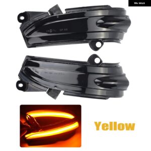 FORD MONDEO MK5 2014-2019 MK V 5 ダイナミックウィンカー LED カーチューニング サイドミラー ライト ウィンカーランプ リピーター インジケーター - Yellow