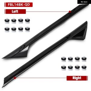 フロント左+右 Aピラー フロントガラス アウター トリム モールディング フォード エクスプローラー 2011-2019 2.3L / 3.5L BB5Z7803136AB BB5Z7803137AB - Left and Right