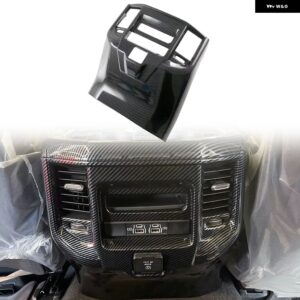 ダッジ ラム 1500/ ラム TRX 2021 - 23 ABS カー コンソール ナビゲーション フレーム カバー とリア アームレスト エアベント アウトレット トリム - Style B