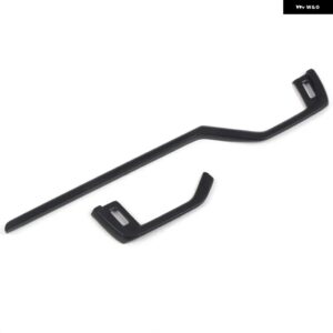 LHD RHD トヨタ RAV4 2019-2024 カーアクセサリー マットブラック ABS フロントサイド ACベント アウトレット ステッカー カバー 2枚 - Left Steering Wheel